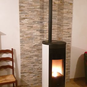 Installation de poêle chauffant